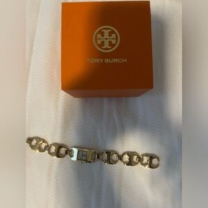 Like new. Double T-Link Bracelet Watch in Gold-Tone Stainless Steel, 18mm